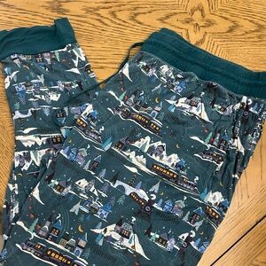 Festive Train Print Pajama Pants